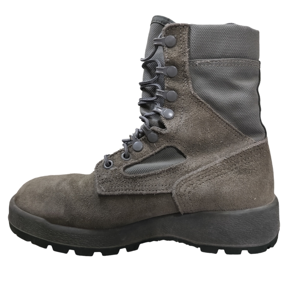 (1376) Vibram McRae Footwear Women's Sage Green Lace-up Combat Boots Size 7R